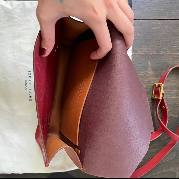 Sophie Hulme Mini Envelope Crossbody Bag - Picture 2 of 4